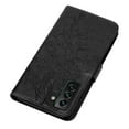 thumbnail image 4 of SaniMore Case for Samsung Galaxy S24 Plus, PU Leather Full-body Protective Cover with Luxury Embossed Butterfly [Wrist Strap & Card Slots & Flip Kickstand] Shockproof Stylish Wallet Cover, Black, 4 of 10