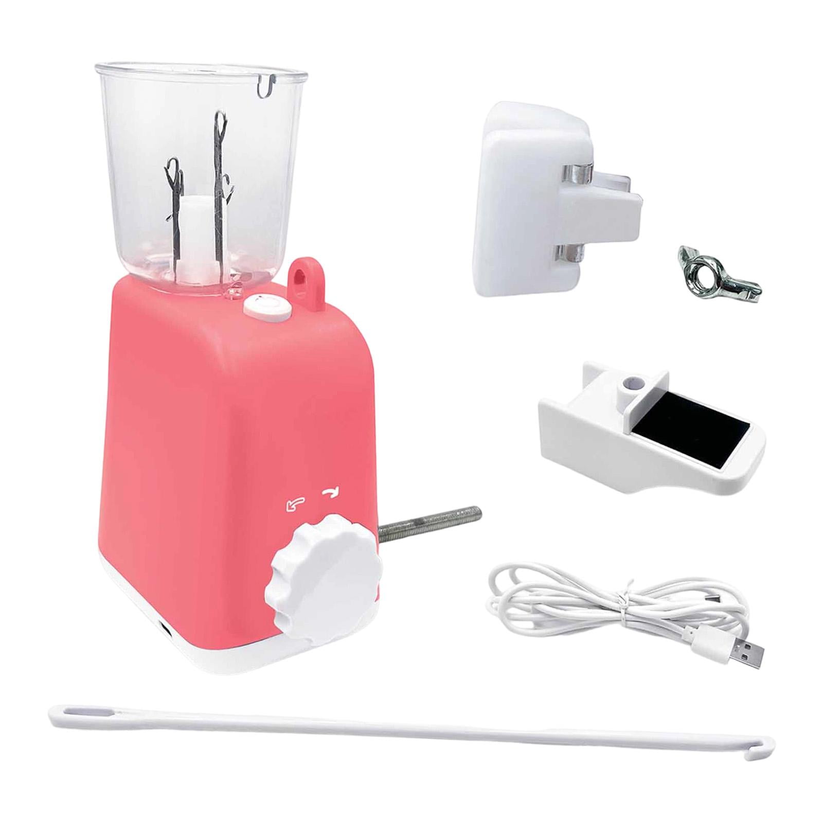 FVDPWYE Electric Knitting Crochet Machine Home for Bracelets Craft Project Necklaces Pink