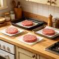 thumbnail image 3 of CCOCC 2026 New Burger Patty Paper,6.3 In,Set of 100,Patty Paper Squares,Baking Parchment Paper Round / Hamburger Patty Papers for Separating Burger Patty,Cookies and More Egg Roll Wrappers, 3 of 7