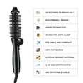 thumbnail image 4 of Rizador de Pelo de Aniones Plegable, Rizador de Pelo de Turmalina de Cerámica, Herramiente de Peinado para viajar, Peinado de Larga Duración 48H, Aniones de, 4 of 7
