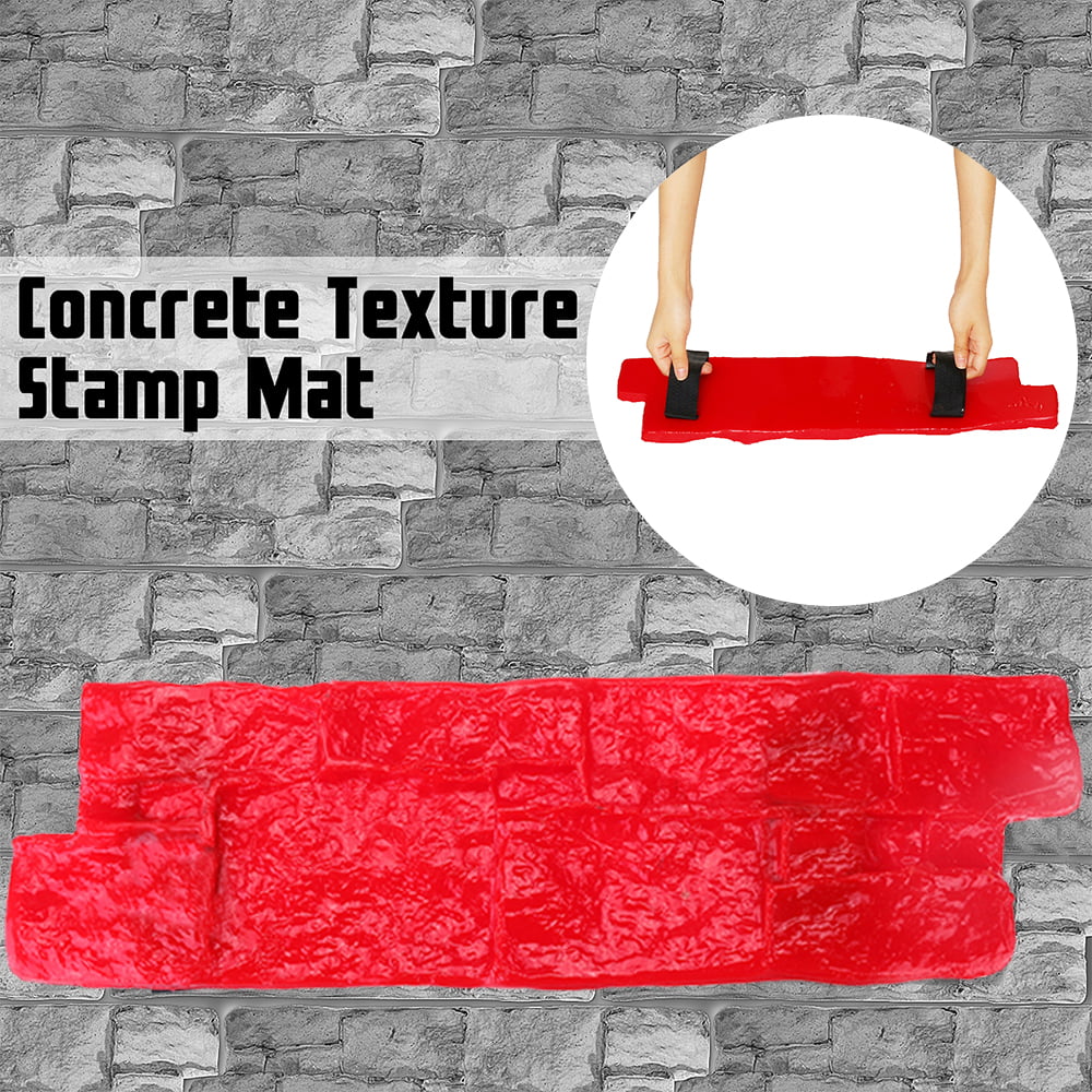Concrete texture stamp RUBBER for printing on cement plaster FAN 