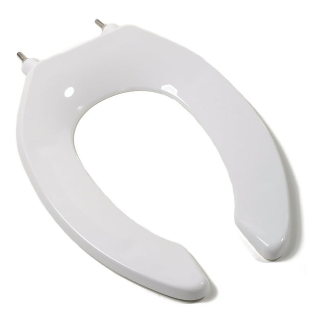 BathDecor Commercial Quality Elongated Toilet Seat Open Front without