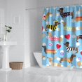 thumbnail image 2 of Colorful Funny Dachshund Shower Curtain 72"x84" ,Bathroom Decorative Shower Curtains Set with 12 Hooks,Modern Waterproof Washable Shower Curtain, 2 of 4