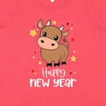 thumbnail image 4 of Inktastic Happy New Year Cute Ox Women's Plus Size T-Shirt, 4 of 5