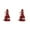 Red 2PCS, variant on witspace Christmas Tree Ornaments Miniture Decoration Mini Tinsel Christmas Tree Tabletop Christmas Tree Christmas Mini Christmas Tree Decorations Christmas Decor Xmas Pine Tree
