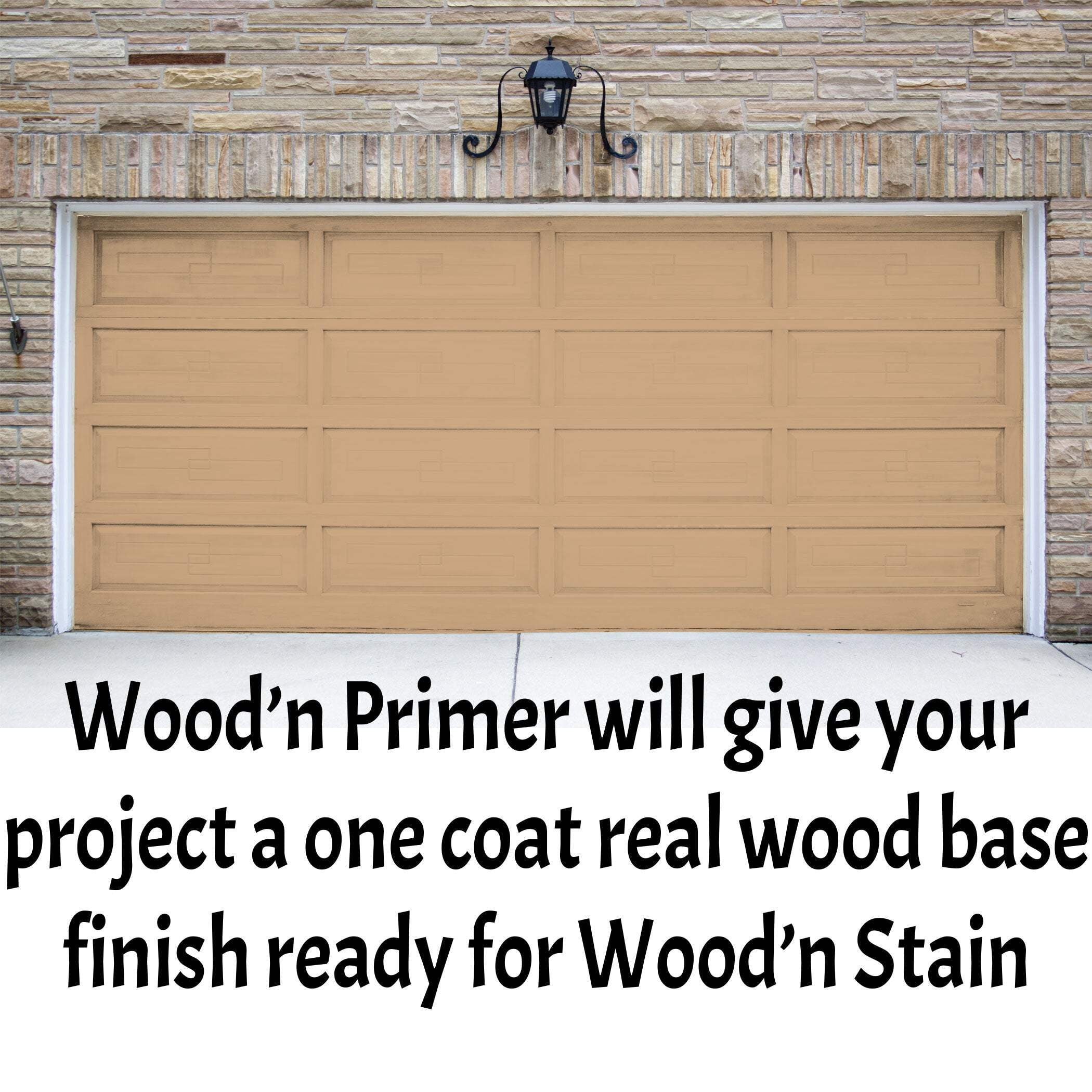 Retique It Wood'n Primer - Paint it then stain it - Stainable Wood Fiber Paint (Dark Wood, Medium)