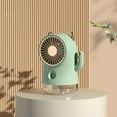 thumbnail image 2 of Table Misting Fan,Misting Desk Fan Fortune Small Cooling Misting Fan Misting Fan Cutting-Edge Features, 2 of 5