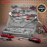 Hi-Spec 67-Piece Metric Hand Tool Kit for Car, Motorcycle, Engine & Garage Repairs with Sockets