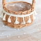 thumbnail image 4 of Cesta de almacenamiento tejida con asas, cestas de flores para boda, cesta de Pascua, cesta decorativa de mimbre para la colada, cesta de flores rústica para decoración del hogar, boda, jard, 4 of 4