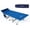 Blue, variant on Nice C Camping Cot, Camping Bed, Tent Cot, Foldable with Carry Bag & Storage Bag, Heavy Duty Outdoor, Camping, BBQ, Beach, Travel, Picnic, Festival (Set of 2 Grey)