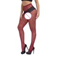 thumbnail image 5 of HNMKIU Jacquard Mesh Patterned Women's Pantyhose Extra Large Size Long Sleeve Sheer Tights for ,One Size, 5 of 9