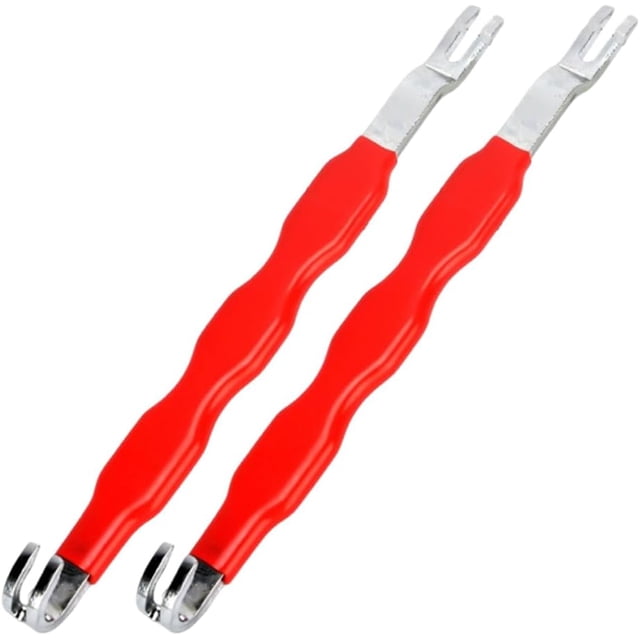 2Pcs Electrical Terminal Connector Automotive Separator Removal Tool Disconnect Kits Universal Extraction Device Multi Functional for Car Auto Truck Most Vehicles System(Red)