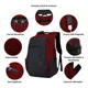 thumbnail image 3 of Mochila Urbana Black Mamut Antirrobo, Compartimento Laptop, Puerto USB, Reforzada, A Prueba de Agua, Negro con Rojo 5 L, 3 of 8