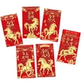 thumbnail image 2 of Pisexur Belleza Maquillaje Sobres rojos del Año Nuevo Chino 2026 - Año del Caballo (6 unidades)para mujeres y hombres, 2 of 8