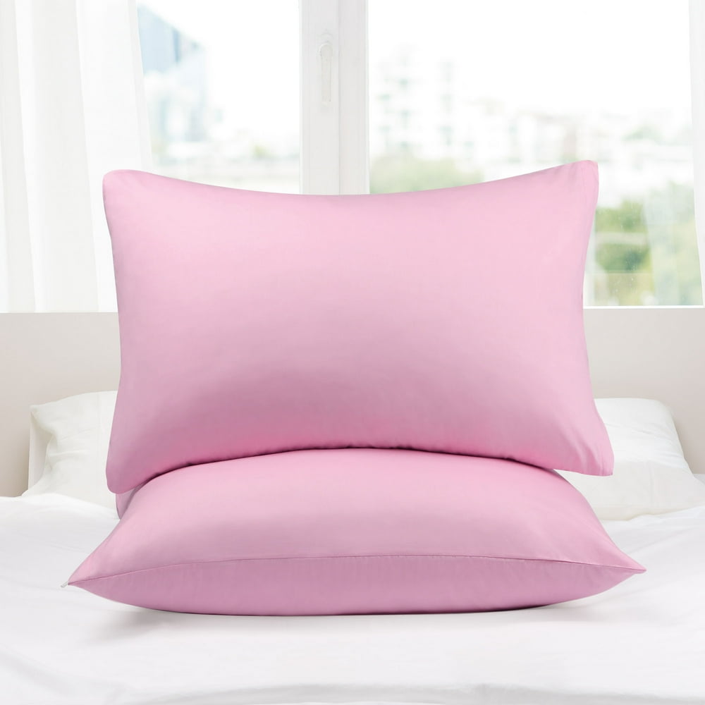2 Pcs Egyptian Cotton Zippered Pillow Cases PiccoCasa