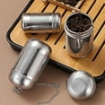 thumbnail image 2 of CSChome Stainless Steel Tea Infuser Stainless Steel Tea Infuser Strainer Fine Mesh for Loose Leaf Tea Reusable Tea Filter Diffusers Easy to Use Tea Ball Holder Loose Leaf Tea Ball, 2 of 6