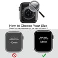 thumbnail image 5 of JETech Case with Screen Protector Compatible with Apple Watch SE (2022/2020) /Series 6 5 4 44mm, Overall Protective Cover, Built-in Tempered Glass Film High Sensitivity, 2 Pack (Red), 5 of 6