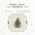 thumbnail image 3 of Spode Christmas Tree 12.5" Square Handled Serving Platter - Porcelain Serving Plate for Holiday Snacks, Appetizers, Buffet Displays - Microwave & Dishwasher Safe - Elegant Holiday Tableware, 3 of 7