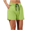 thumbnail image 6 of YueHuiYing Women's Workout Running Shorts 7 Inch Lightweight Athletic with Zipper Pockets No Liner Quick-Dry Gym Active Shorts, 6 of 6