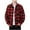 Red, variant on dazeni Big Boys Plaid Shirt Long Sleeve Flannel Shirt with Chest Pocket Kids Loose Casual Button Down Shirts Fashion Fall Clothes