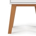 thumbnail image 7 of Child Craft SOHO Nightstand with Drawer, Modern Canted Leg Design, Pine Wood Construction, White/Natural, 7 of 7