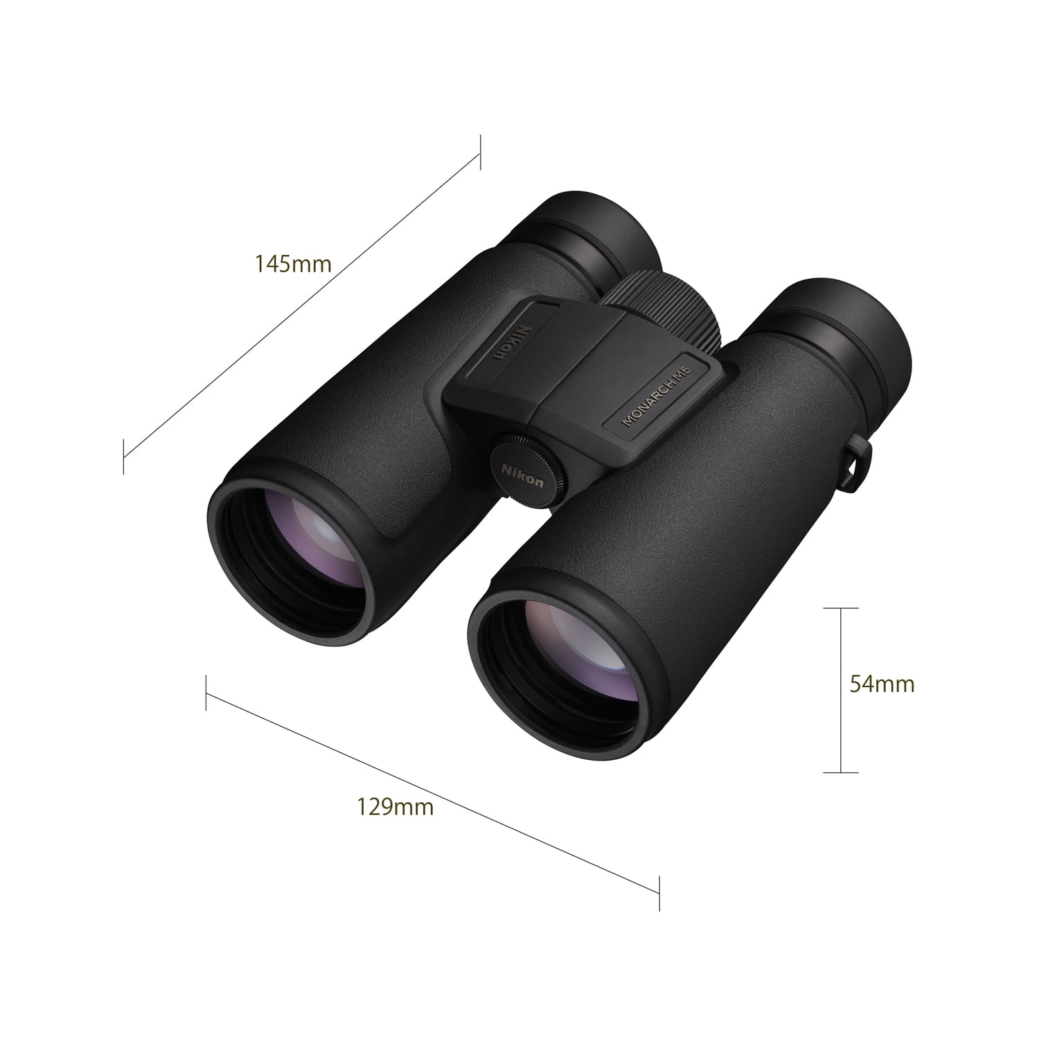 Nikon MONARCH M5 12x 42-mm Binoculars with Neck Strap, Case, and Caps, 16769