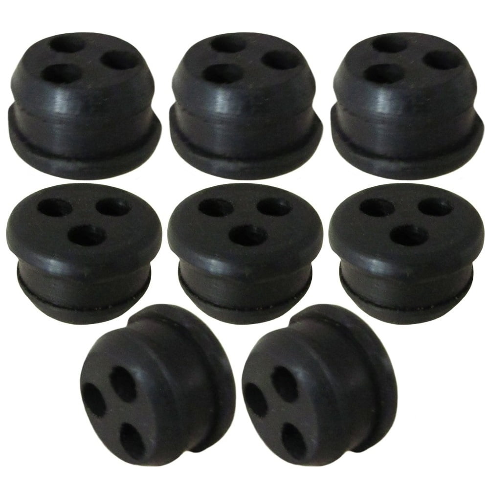 V137000030 8 Pack Gas Tank 3 Hole Fuel Line Grommet Fits Echo Trimmers Edgers