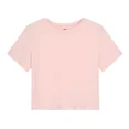 thumbnail image 3 of Giffimy Women's Pink Vintage Floral Botanical Graphic Short Sleeve Crop T-Shirt Nature Top, 3 of 6