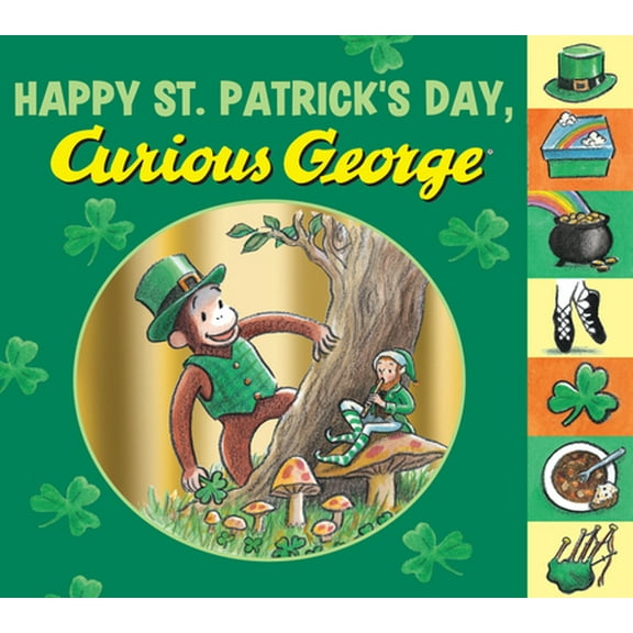 Pre-Owned Happy St. Patrick's Day, Curious George Tabbed (Board book) 0544088883 9780544088887