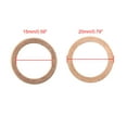 thumbnail image 3 of 15mm Inner Dia Copper Crush Washers Car Flat Sealing Gaskets Rings 50pcs, 3 of 3