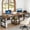 Brown, variant on Fnova 78.74" Modern Computer Desk with Wood Tabletop, Industrial Writing Desk with 4 Open Shelves, Metal Frame Office Desk for Living Room & Study, Gray