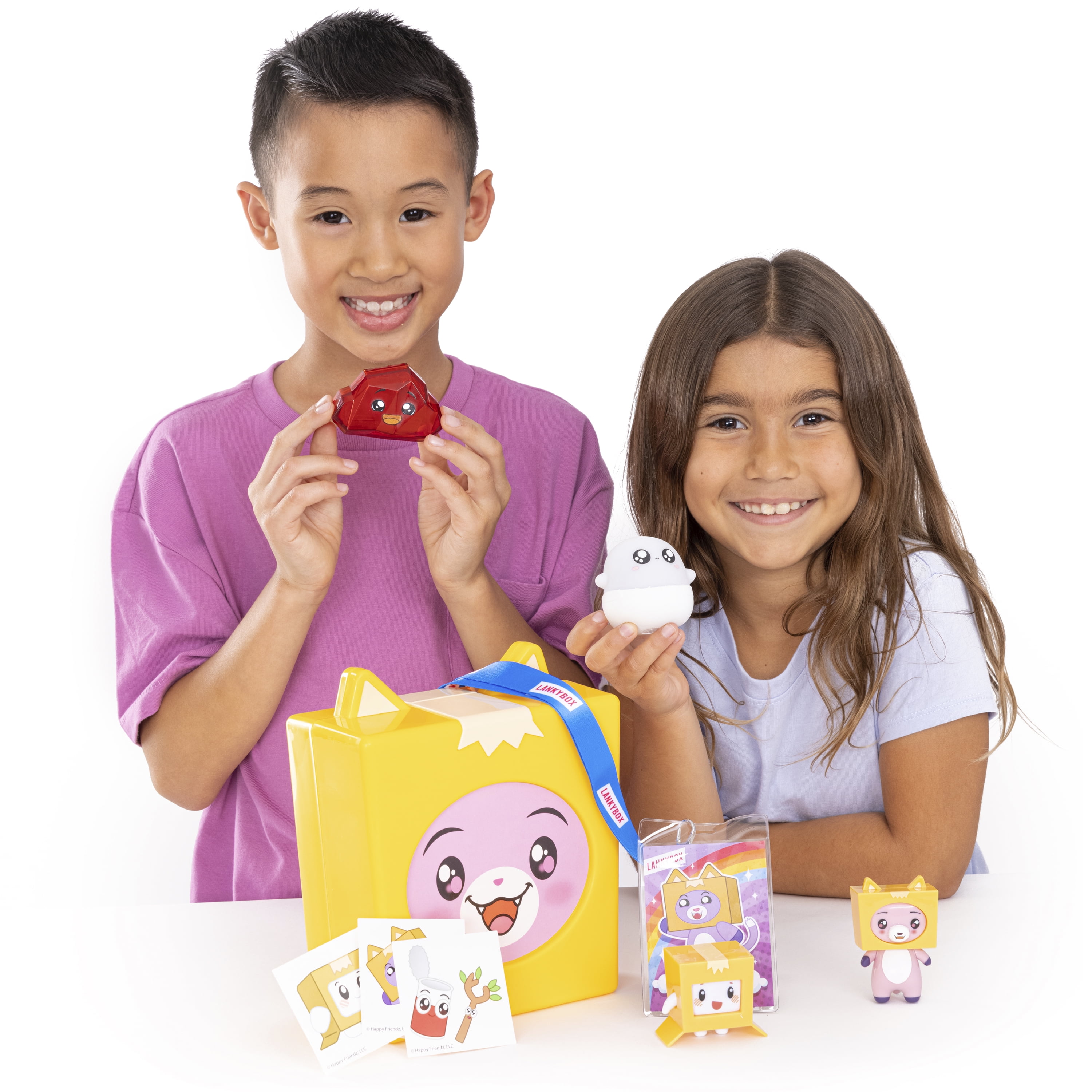 LANKYBOX Mini Foxy Mystery Surprise Box Includes Figures Squishy