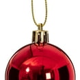 thumbnail image 6 of Vickerman 1.5"-2" Red Shiny and Matte Ornament, 50 per Box, 6 of 7