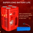 thumbnail image 2 of CUITING 48 Hole Firework Bubble Machine  Automatic Firework Bubbles Maker Toys with LED Lights and Sounds Fireworks Effect for Christmas New Year Party, 2 of 8