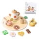 thumbnail image 4 of Juego de té de la tarde de madera para niños pequeños, divertido juego de rol Estilo C, 4 of 9