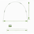 thumbnail image 3 of Juego de varillas de fibra de vidrio plegables Varillas de fibra para soporte de arco agrícola Varillas de soporte de arco, 3 of 3
