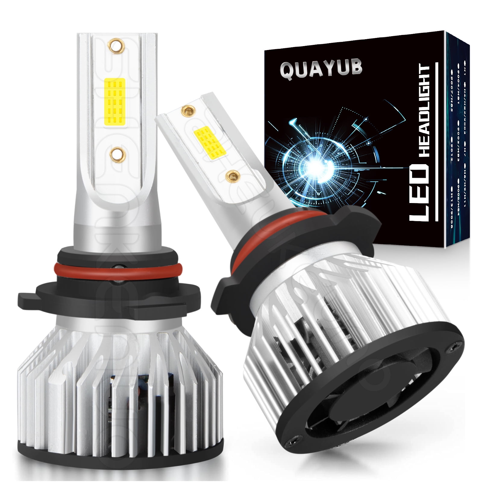 LED Headlight Bulb 9005 9006 9007 9008 H4 H7 H11 H13 Hi-Lo Beam