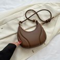 thumbnail image 4 of Bolso bandolera para mujer, bolso de hombro de PU de diseñador de lujo, bolso de maquillaje, neceser FLhrweasw Nuevo, 4 of 9