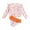 Q01-Orange, variant on Linfrsh Toddler Girls Swimsuit Rash Guard Set Kids Long Sleeve Bathing Suits and Bikini Bottom Headband Summer Beach Swimwear for Little Girl 3pcs Outfit Purple,6-7 t