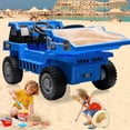 thumbnail image 2 of Camión volquete para montar, coche eléctrico para niños 12V con control remoto, vehículo de construcción con caja volquete eléctrica y pala extra, reproductor de música, 2 of 8