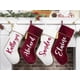 thumbnail image 2 of Medias de Navidad personalizadas con nombre, medias familiares con monograma de terciopelo dorado, regalo de Navidad, 1 unidad, 2 of 4
