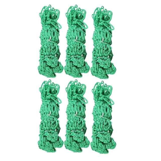 UPGRATOR 6Pack Nylon Netted Pocket for Billiards Clubs Durable Pool Table Nets