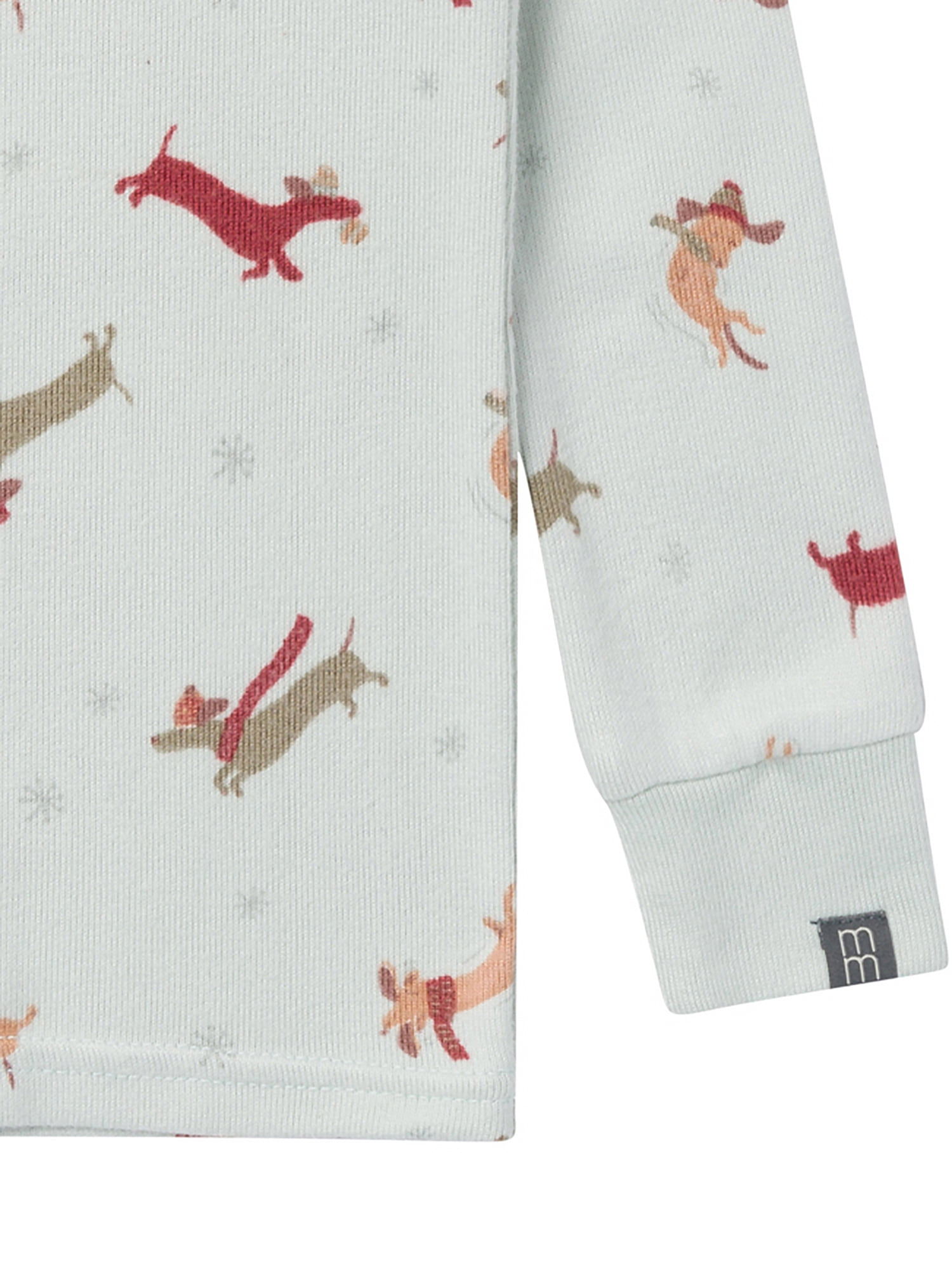 Modern Moments by Gerber Gender Neutral Tight Fitting Christmas Pajama Set, 2-Piece, Sizes 12 Months - 12 Kids