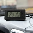 thumbnail image 1 of serony Car Auto Interior Exterior Thermometer LCD Screen Portable Detachable Replacement Battery Powered 1.5M Cable Gauge Meter Part, 1 of 5