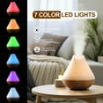 thumbnail image 6 of Noahstrong 100ml Essential Oil Diffuser, Woodgrain Aromatherapy Oil Diffuser Ultrasound Humidifier, Timer Setting Waterless Auto Shut-off for Room Bedroom Home Office Car, 6 of 7
