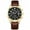 Brown Strap Gold Case, variant on Mens Watches Waterproof Leather Band Automatic Mechanical Tourbillon Calendar Moon Phase Luminous Business Wristwatch Black Strap Gold Case