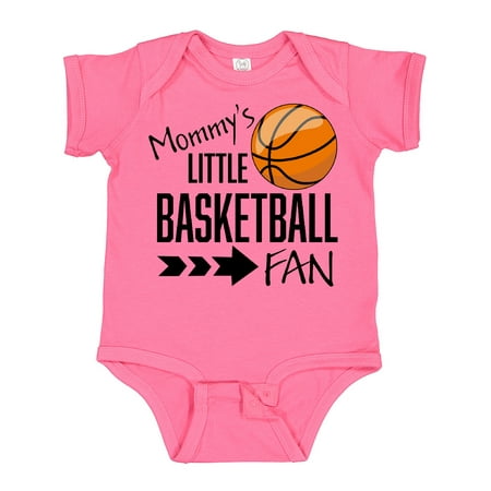 

Inktastic Mommy s Little Basketball Fan Gift Baby Boy or Baby Girl Bodysuit