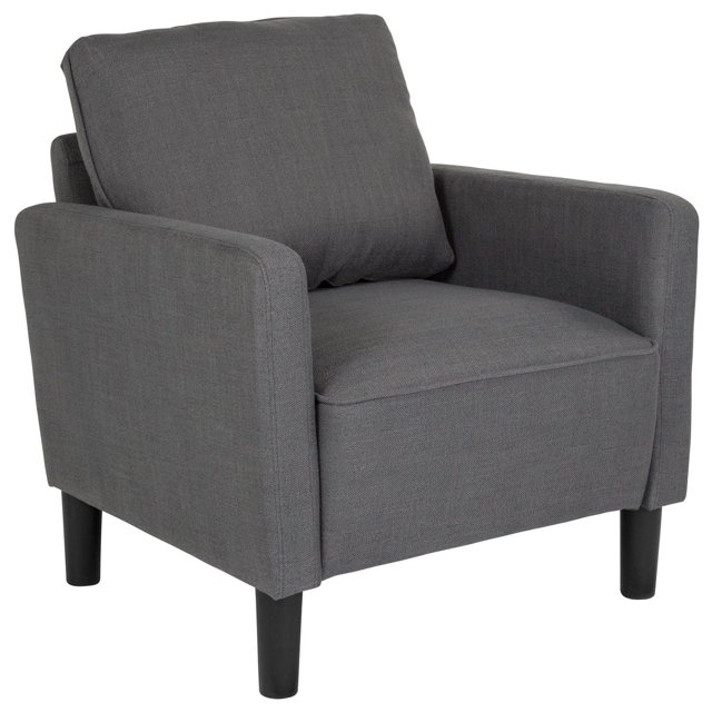 Washington Park Upholstered Chair in Dark Gray Fabric