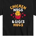 thumbnail image 3 of Instant Message - Chicken Nug And Gigis Hugs  - Toddler And Youth Short Sleeve Graphic T-Shirt, 3 of 6