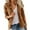 Brown, variant on Women's Solid Color Oversized Korean Zip Up Jacket With Pockets Womens Light Jacket plus Size Long Winter Jackets for Women 3x 4x Coats for Women plus Women Lightweight Jacket Womens Coat 4x Womens